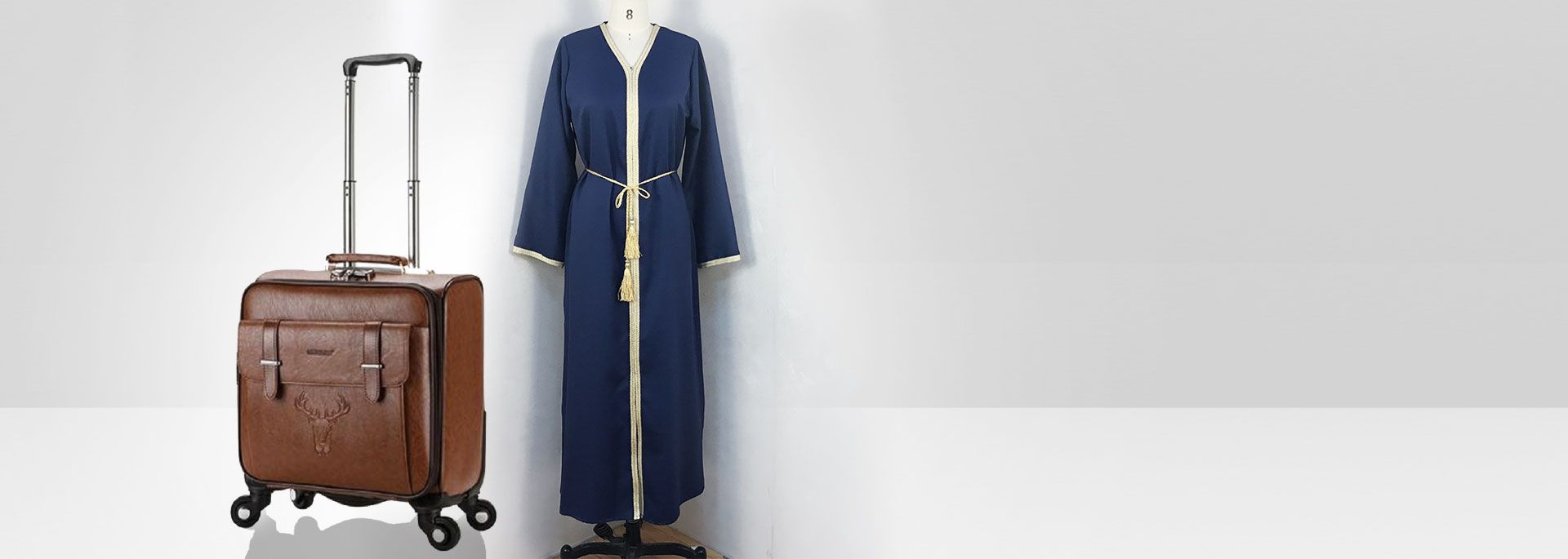 Clothes and trolley cases